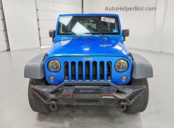 1C4BJWDG9GL179261 2016 JEEP WRANGLER Blue Vista frontal