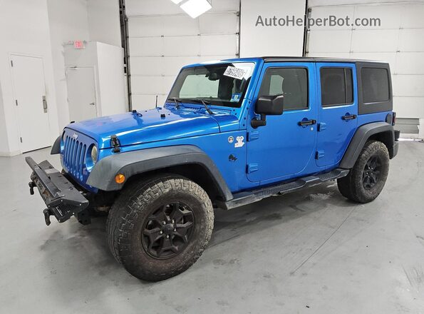 1C4BJWDG9GL179261 2016 JEEP WRANGLER Blue 