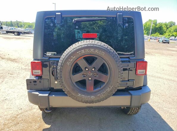 1C4BJWDG9GL189658 2016 JEEP WRANGLER Черный Вид сзади