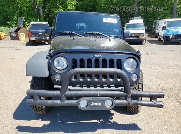 1C4BJWDG9GL189658 2016 JEEP WRANGLER Черный Вид спереди