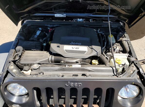 1C4BJWDG9GL189658 2016 JEEP WRANGLER Черный Вид задней части салона