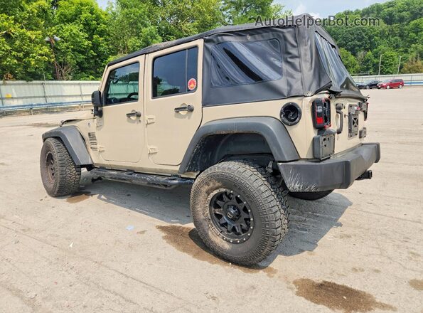 1C4BJWDG9GL211500 2016 JEEP WRANGLER Tan Rear left