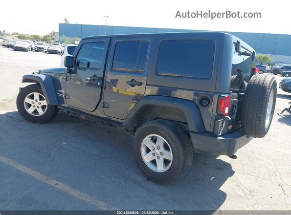 1C4BJWDG9HL520255 2017 JEEP WRANGLER UNLIMITED Gray Rear left