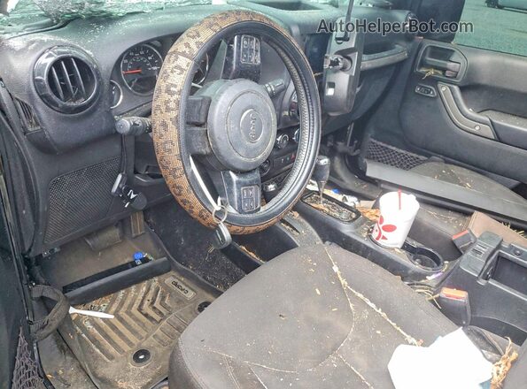 1C4BJWDG9HL566085 2017 JEEP WRANGLER Black Առջևի վահանակի տեսք