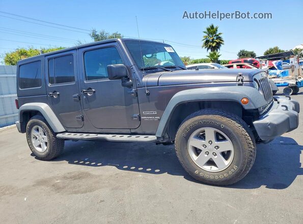 1C4BJWDG9HL662945 2017 JEEP WRANGLER Charcoal Przód prawy