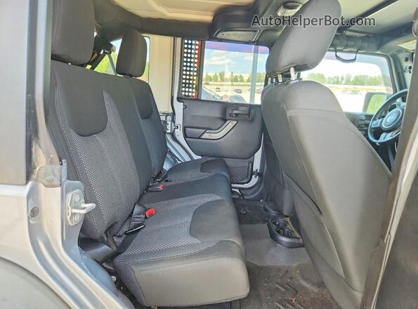 1C4BJWDGXGL130814 2016 JEEP WRANGLER Gray Vista de los asientos traseros