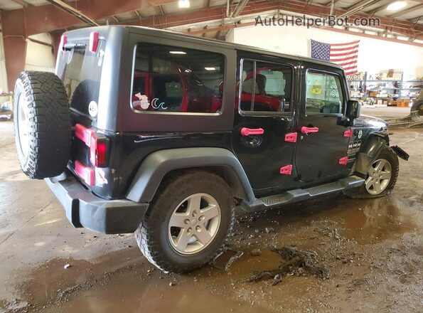 1C4BJWDGXGL323691 2016 JEEP WRANGLER Black Задня права чверть