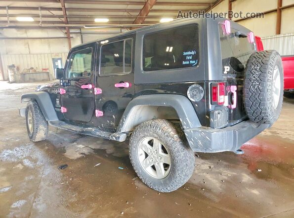 1C4BJWDGXGL323691 2016 JEEP WRANGLER Black Задня ліва чверть