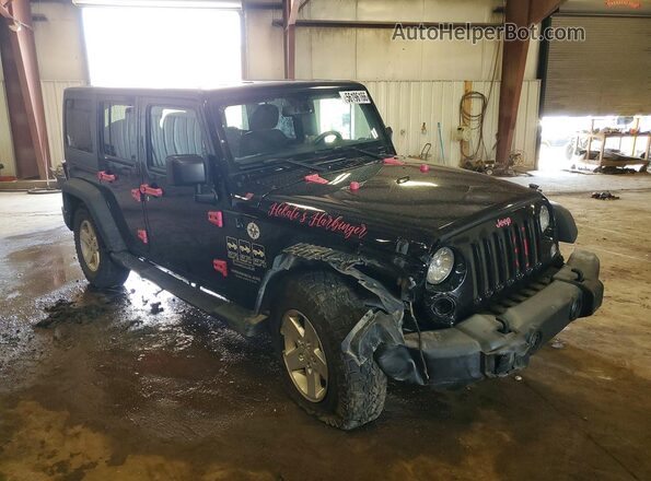 1C4BJWDGXGL323691 2016 JEEP WRANGLER Black Передня права чверть