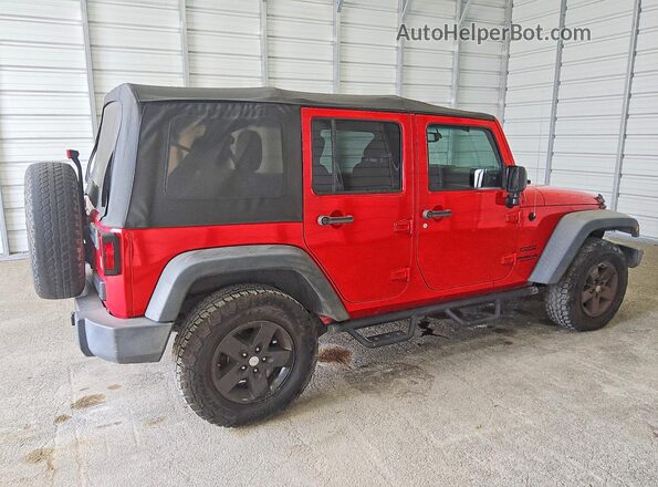 1C4BJWDGXHL555368 2017 JEEP WRANGLER Red უკანა მარჯვენა