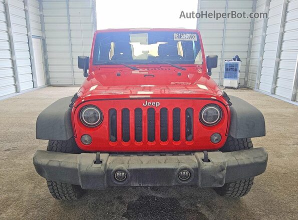 1C4BJWDGXHL555368 2017 JEEP WRANGLER Red წინა ხედი