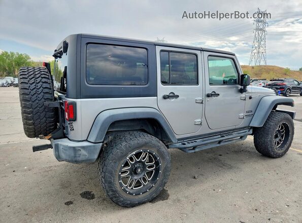 1C4BJWDGXHL624284 2017 JEEP WRANGLER Silver Trasero derecho
