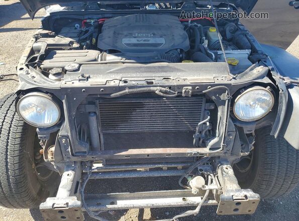 1C4BJWDGXHL636337 2017 JEEP WRANGLER Черный Вид задней части салона