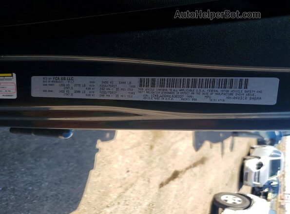 1C4BJWDGXHL636337 2017 JEEP WRANGLER Черный Вид подкапотного пространства