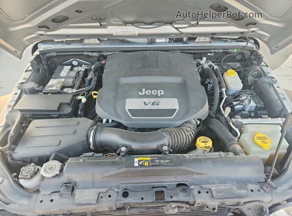 1C4BJWDGXJL859726 2018 JEEP WRANGLER Gray Вид підкапотного простору