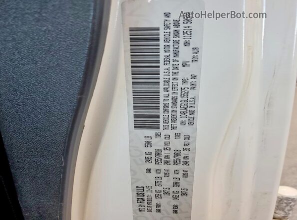 1C4BJWEG1GL155275 2016 JEEP WRANGLER White Widok naklejki z numerem VIN