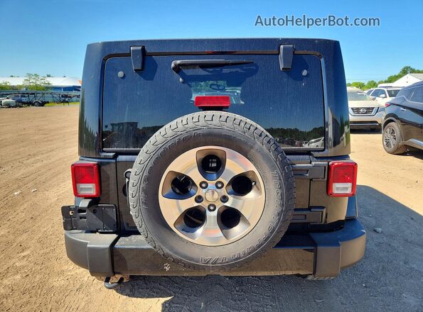 1C4BJWEG2GL208145 2016 JEEP WRANGLER Black უკანა ხედი