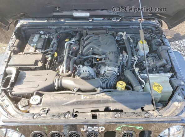 1C4BJWEG2HL754106 2017 JEEP WRANGLER Black Вид підкапотного простору