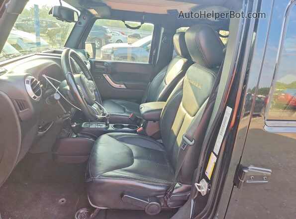 1C4BJWEG3GL117840 2016 JEEP WRANGLER Black წინა სალონის ხედი