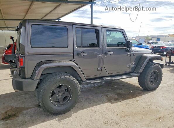 1C4BJWEG3HL657237 2017 JEEP WRANGLER Gray Trasero derecho