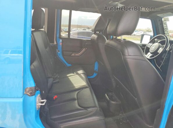 1C4BJWEG3JL841275 2018 JEEP WRANGLER Teal უკანა სავარძლების ხედი