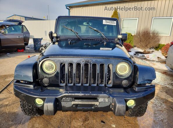 1C4BJWEG5GL193320 2016 JEEP WRANGLER Black წინა ხედი