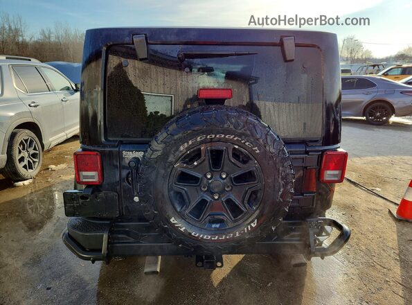 1C4BJWEG5GL193320 2016 JEEP WRANGLER Black უკანა ხედი