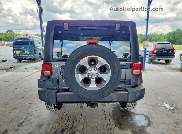 1C4BJWEG5HL689106 2017 JEEP WRANGLER Gray Вид ззаду