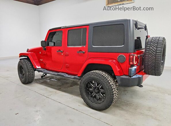 1C4BJWEG7GL275114 2016 JEEP WRANGLER Red Задня ліва чверть