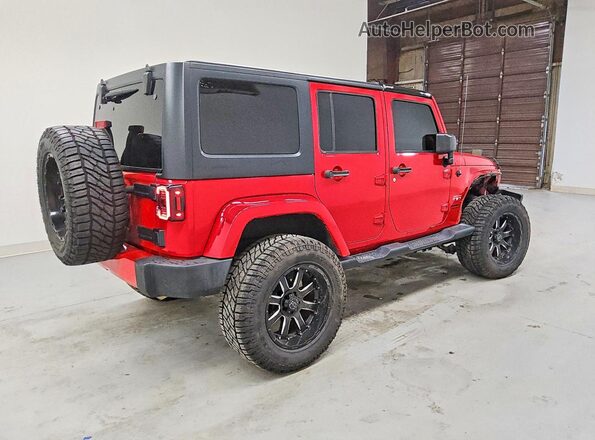 1C4BJWEG7GL275114 2016 JEEP WRANGLER Red Задня права чверть