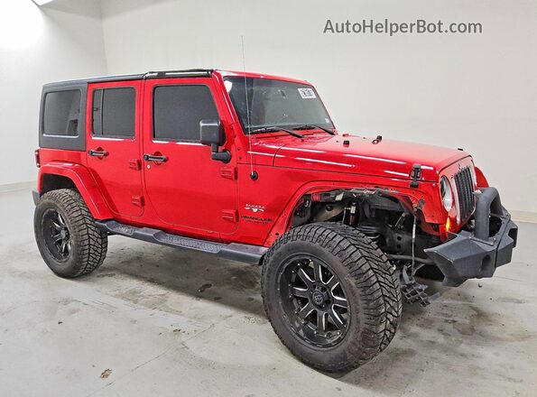1C4BJWEG7GL275114 2016 JEEP WRANGLER Red Передня права чверть