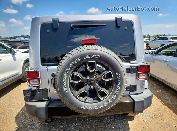 1C4BJWEG7JL879012 2018 JEEP WRANGLER Silver Вид ззаду