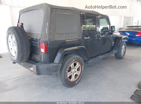 1C4BJWEG8GL184806 2016 JEEP WRANGLER UNLIMITED Black Задня права чверть