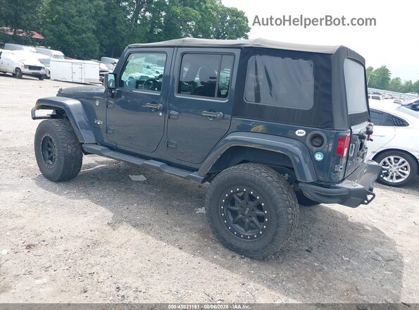 1C4BJWEG9GL194406 2016 JEEP WRANGLER UNLIMITED Blue Tył lewy