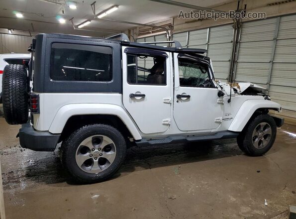 1C4BJWEGXGL340487 2016 JEEP WRANGLER White Trasero derecho