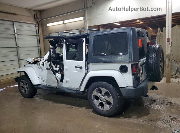 1C4BJWEGXGL340487 2016 JEEP WRANGLER White Trasero izquierdo