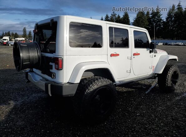 1C4BJWEGXJL902461 2018 JEEP WRANGLER Белый Задняя правая четверть