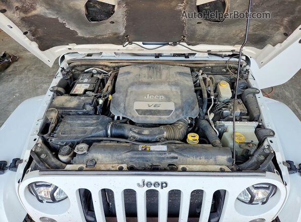 1C4BJWFG0GL132889 2016 JEEP WRANGLER Белый Вид подкапотного пространства