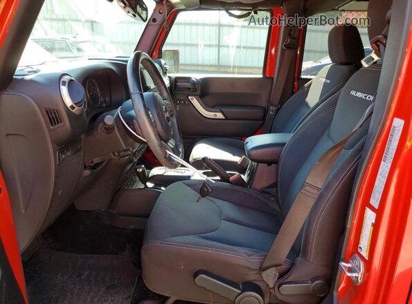 1C4BJWFG4GL243896 2016 JEEP WRANGLER Red Вид салону спереду