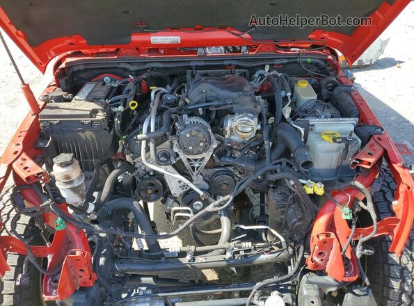 1C4BJWFG4GL243896 2016 JEEP WRANGLER Red Вид підкапотного простору