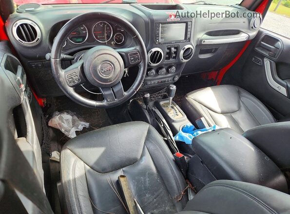 1C4BJWFG5GL163748 2016 JEEP WRANGLER Red Widok deski rozdzielczej