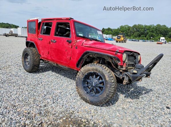 1C4BJWFG5GL163748 2016 JEEP WRANGLER Red Przód prawy