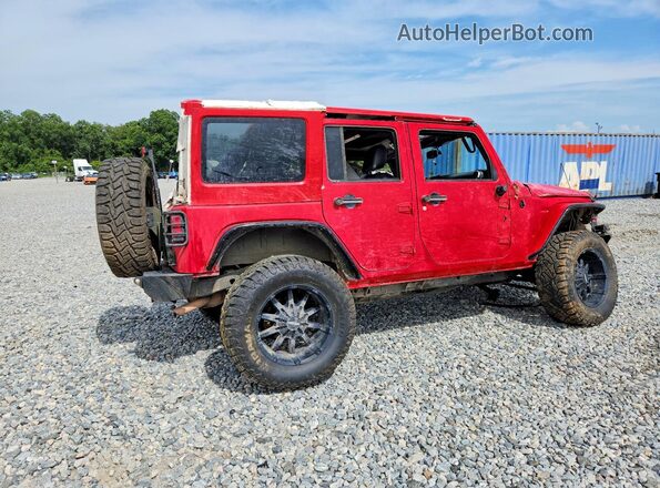 1C4BJWFG5GL163748 2016 JEEP WRANGLER Red Tył prawy