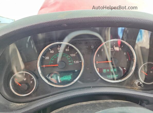 1C4BJWFG5GL163748 2016 JEEP WRANGLER Red Widok zestawu wskaźników