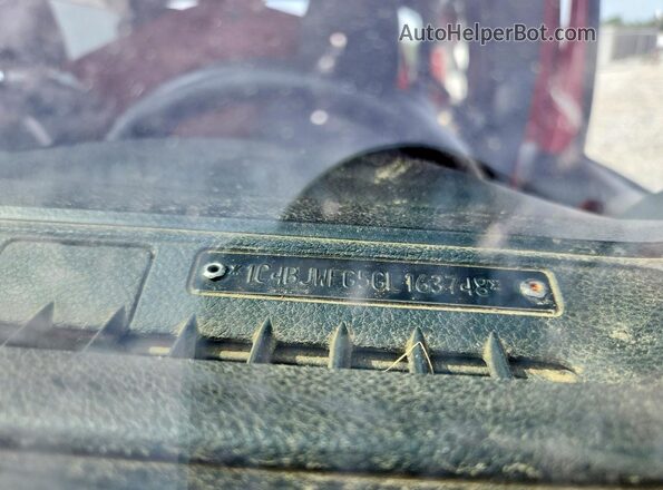 1C4BJWFG5GL163748 2016 JEEP WRANGLER Red Widok naklejki z numerem VIN