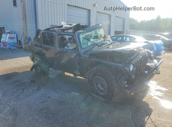 1C4BJWFG5GL164852 2016 JEEP WRANGLER Серый Передняя правая четверть