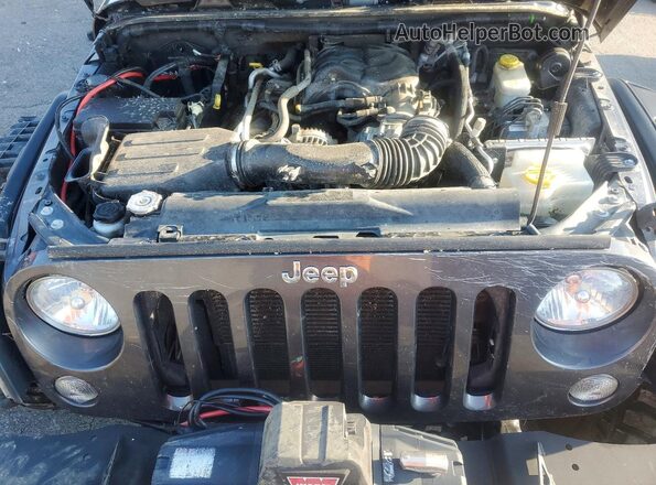 1C4BJWFG5GL164852 2016 JEEP WRANGLER Серый Вид задней части салона