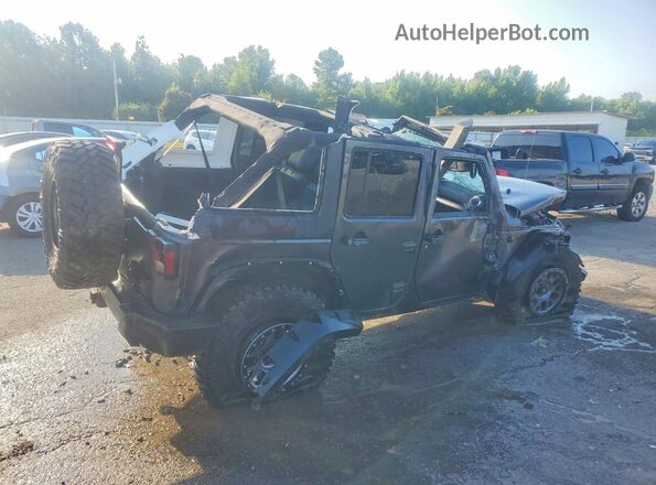 1C4BJWFG5GL164852 2016 JEEP WRANGLER Серый Задняя правая четверть