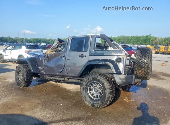 1C4BJWFG5GL164852 2016 JEEP WRANGLER Серый Задняя левая четверть