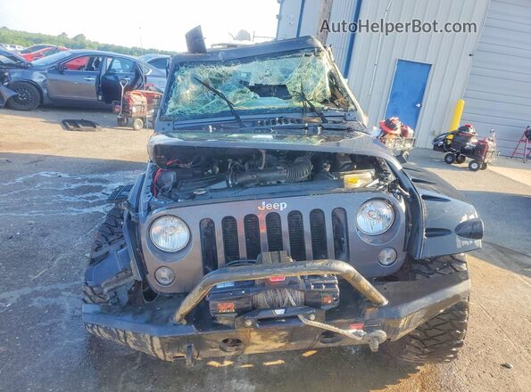 1C4BJWFG5GL164852 2016 JEEP WRANGLER Серый Вид спереди